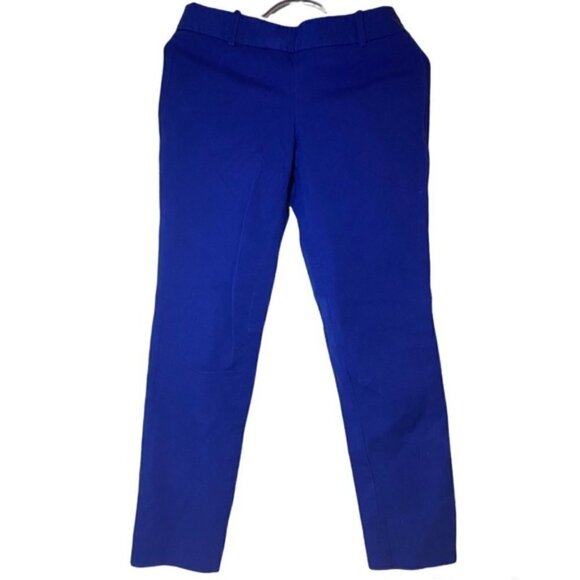 aritzia Babaton Elliot Low Rise Slim Leg Grazer in Cobalt Blue size 4 - Picture 1 of 5